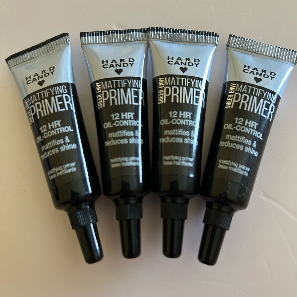 Hard Candy Sheer Envy Mattifying Primer 12 hr. Oil Control (LOT OF 4 MIN…